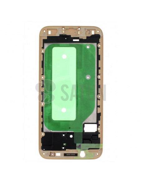 Carcasa frontal Samsung Galaxy J7 2017 oro