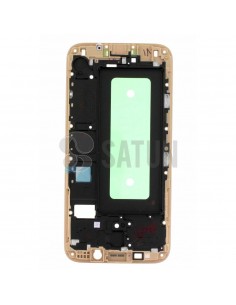 Carcasa frontal Samsung Galaxy J7 2017 oro 2