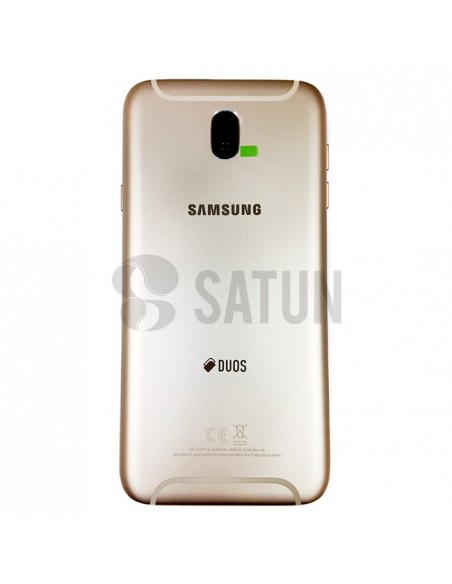 Carcasa trasera Samsung Galaxy J7 2017 Dual oro