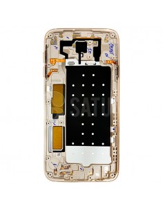 Carcasa trasera Samsung Galaxy J7 2017 Dual oro 2