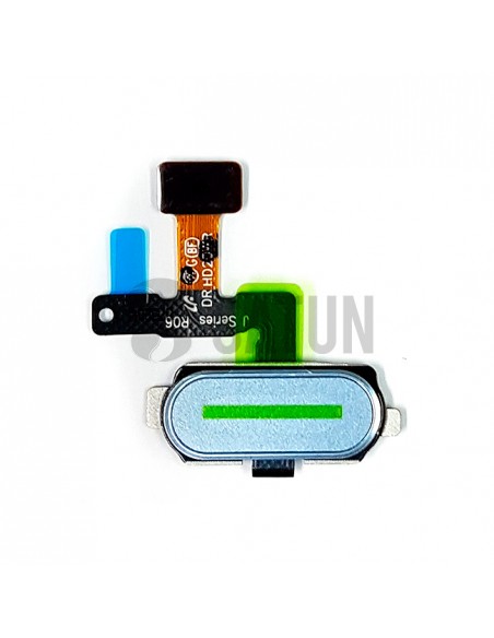Flex botón Home y sensor huella Samsung Galaxy J5 2017 y J7 2017 azul