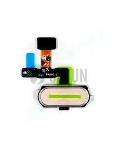 Flex botón Home y sensor huella Samsung Galaxy J5 2017 y J7 2017 oro