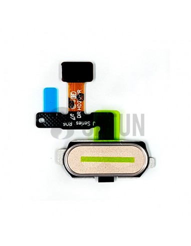 Flex botón Home y sensor huella Samsung Galaxy J5 2017 y J7 2017 oro