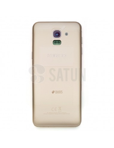 Carcasa trasera Samsung Galaxy J6 oro