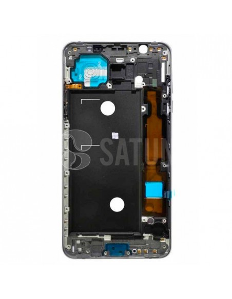 Carcasa intermedia Samsung Galaxy J7 2016 negro