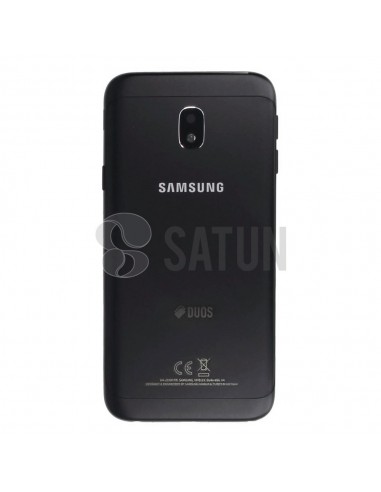 Carcasa trasera Samsung Galaxy J3 2017 Dual negro