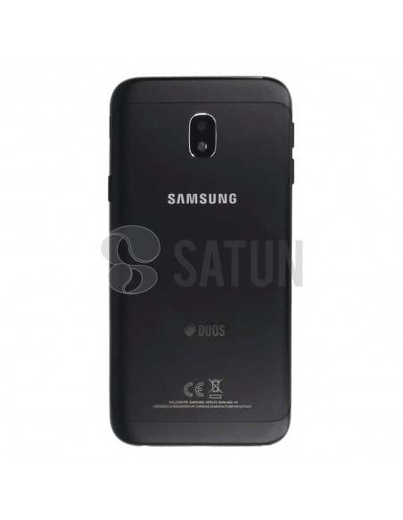 Carcasa trasera Samsung Galaxy J3 2017 Dual negro