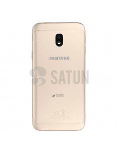Carcasa trasera Samsung Galaxy J3 2017 Dual oro