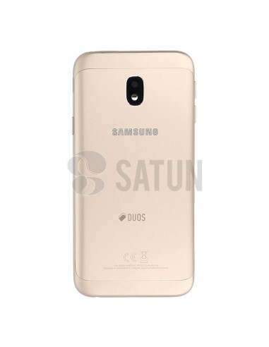 Carcasa trasera Samsung Galaxy J3 2017 Dual oro
