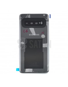 Tapa de batería Samsung Galaxy S10 negro frontal. GH82-18378A