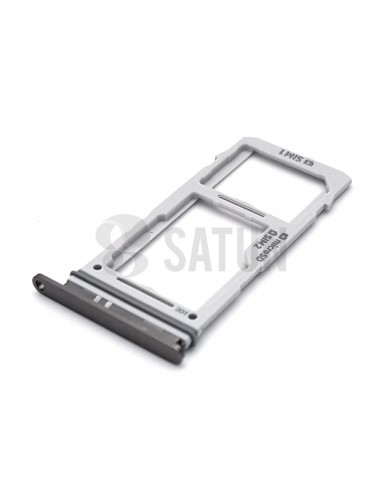 Bandeja dual SIM Samsung Galaxy S10 Plus negro perspectiva