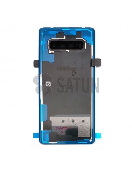 Tapa de batería Samsung Galaxy S10 Plus blanco ceramico posterior. GH82-18867B