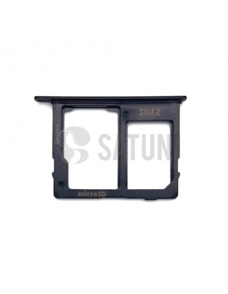 Bandeja SIM2 y microSD Samsung Galaxy A6 plus negro