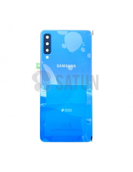 Tapa de batería Samsung Galaxy A7 2018 duos azul