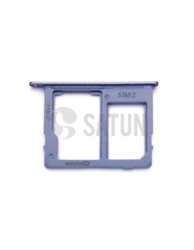 Bandeja SIM2 y microSD Samsung Galaxy A6 plus violeta