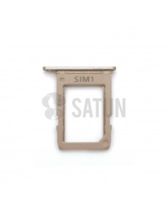 Bandeja SIM1 Samsung Galaxy A6 plus oro perspectiva 2