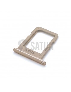 Bandeja SIM1 Samsung Galaxy A6 plus oro perspectiva