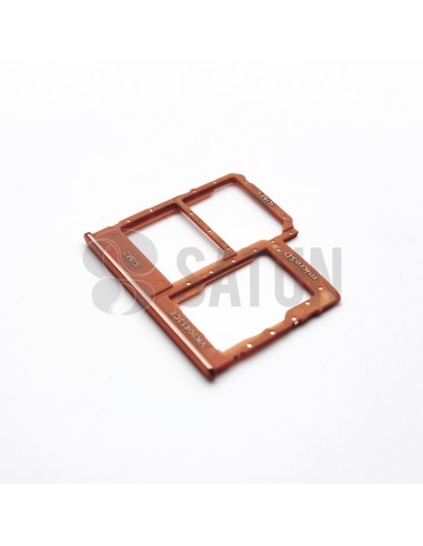 Bandeja Dual SIM y microSD Samsung Galaxy A40 coral. GH98-44303D