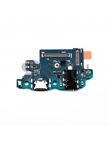 Placa conector USB y auriculares Samsung Galaxy A40 frontal. GH96-12454A