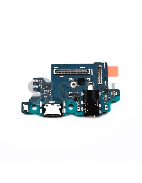 Placa conector USB y auriculares Samsung Galaxy A40 frontal. GH96-12454A