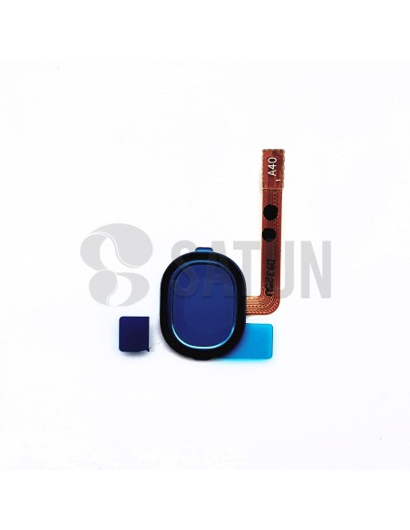 Flex botón home y sensor huella Samsung Galaxy A40 azul. GH96-12484C