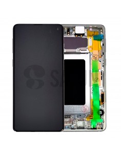 Pantalla Samsung Galaxy S10 blanco. GH82-18835B.