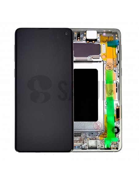 Pantalla Samsung Galaxy S10 blanco. GH82-18835B.