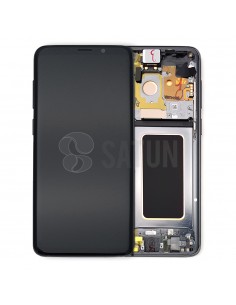 Pantalla con marco Samsung Galaxy S9 Plus gris. GH97-21691C y GH97-21692C