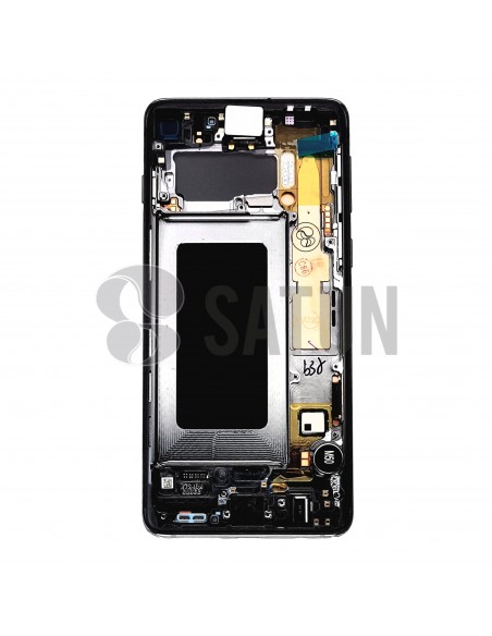Pantalla Samsung Galaxy S10 negro posterior. GH82-18835A