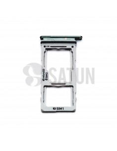 Bandeja dual SIM microSD Samsung Galaxy S10 verde. GH98-43713E 2