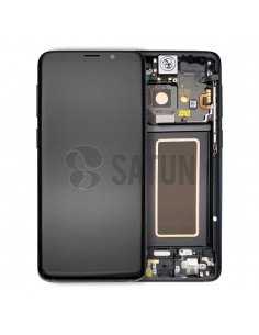 Pantalla con marco Samsung Galaxy S9 negro. GH97-21696A y GH97-21697A