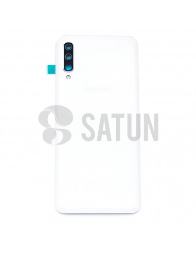 Tapa de batería Samsung Galaxy A50 blanco frontal. GH82-19229B