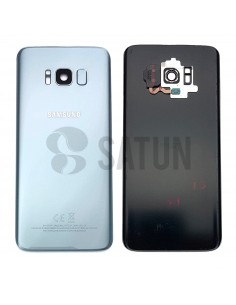 Tapa batería con sensor de huella Samsung Galaxy S8 plata (Original con uso)
