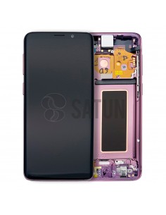 Pantalla con marco Samsung Galaxy S9 morado. GH97-21696B y GH97-21697B