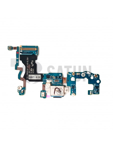 Flex conector de carga micro USB Samsung Galaxy S9 frontal