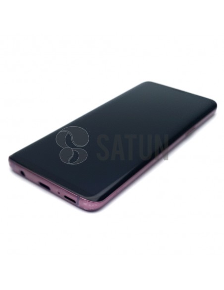 Pantalla con marco Samsung Galaxy S9 morado. GH97-21696B y GH97-21697B