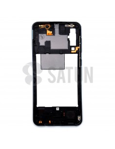 Carcasa intermedia Samsung Galaxy A50 negro perspectiva. GH97-23209A 2