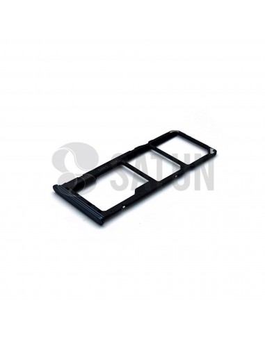Bandeja Dual SIM y microSD Samsung Galaxy A50 negro perspectiva. GH98-43922A