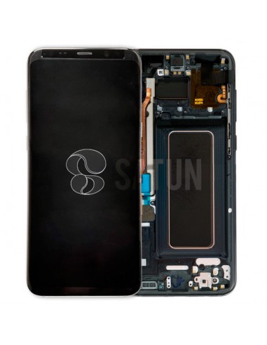 Pantalla con marco Samsung Galaxy S8 Plus negro. GH97-20470A y GH97-20564A