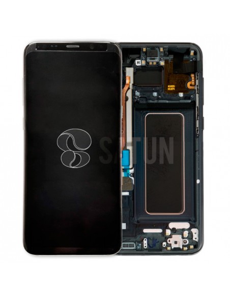 Pantalla con marco Samsung Galaxy S8 Plus negro. GH97-20470A y GH97-20564A