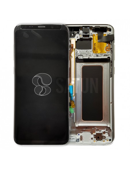 Pantalla con marco Samsung Galaxy S8 Plus plata. GH97-20470B y GH97-20564B