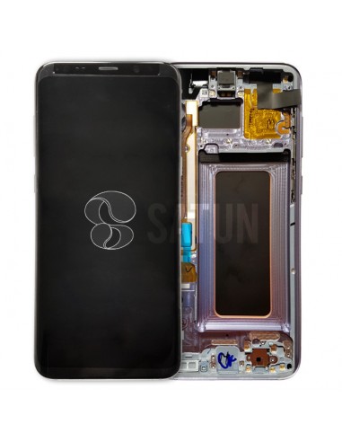 Pantalla con marco Samsung Galaxy S8 Plus violeta. GH97-20470C y GH97-20564C