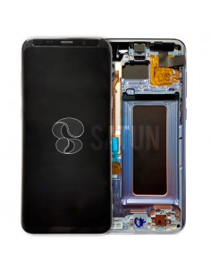 Pantalla con marco Samsung Galaxy S8 Plus azul. GH97-20470D y GH97-20564D