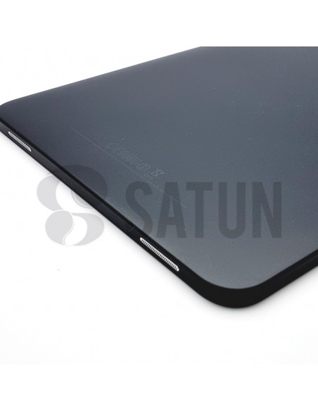 Carcasa trasera Samsung Tab A 2016 Wifi negra inferior. GH98-40212A