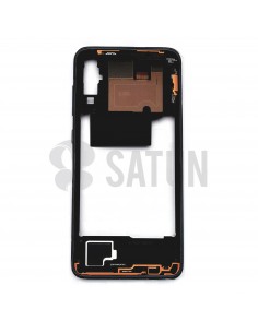 Carcasa intermedia Samsung Galaxy A70 negro perspectiva. GH97-23445A 2