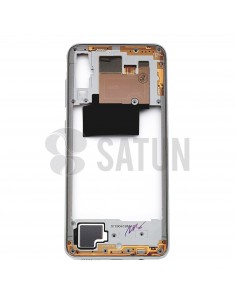 Carcasa intermedia Samsung Galaxy A70 blanco perspectiva. GH97-23445B 2
