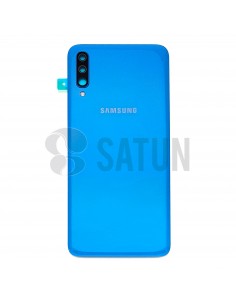 Tapa de batería Samsung Galaxy A70 azul frontal. GH82-19467C