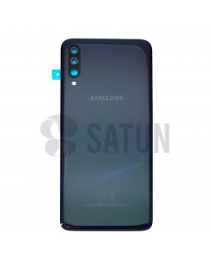 Tapa de batería Samsung Galaxy A70 negro frontal. GH82-19467A