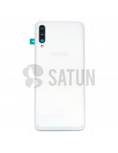 Tapa de batería Samsung Galaxy A70 blanco frontal. GH82-19467B