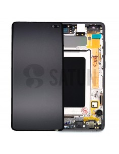 Pantalla con marco Samsung Galaxy S10 plus negro. GH82-18834A y GH82-18849A